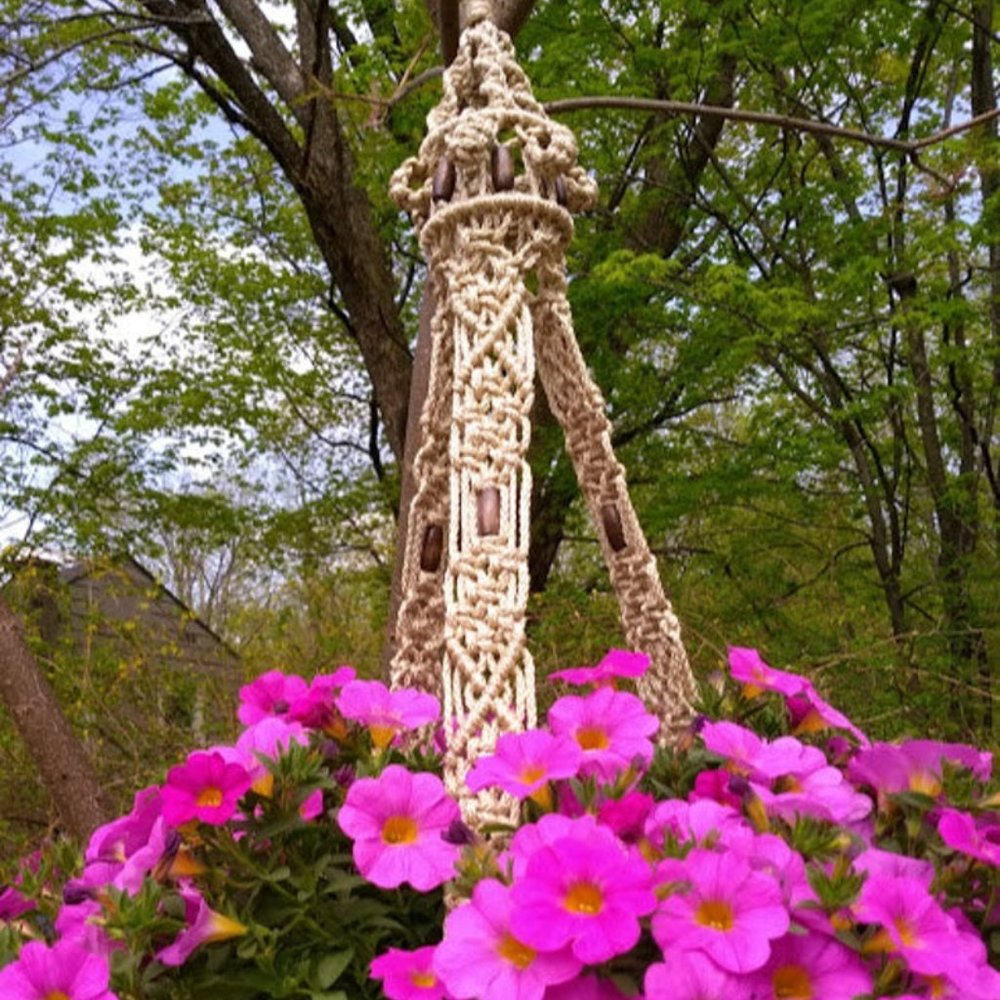 Oriental Style Large Handcrafted Plant Hanger